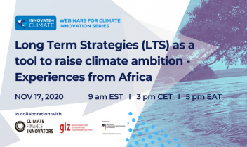 Long Term Strategies (LTS) as a tool to raise climate ambition - Experiences from Africa